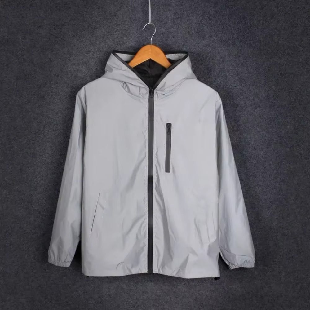 Fashion Street Night - Chaquetas Reflectantes de Advertencia Nocturna, Chaqueta