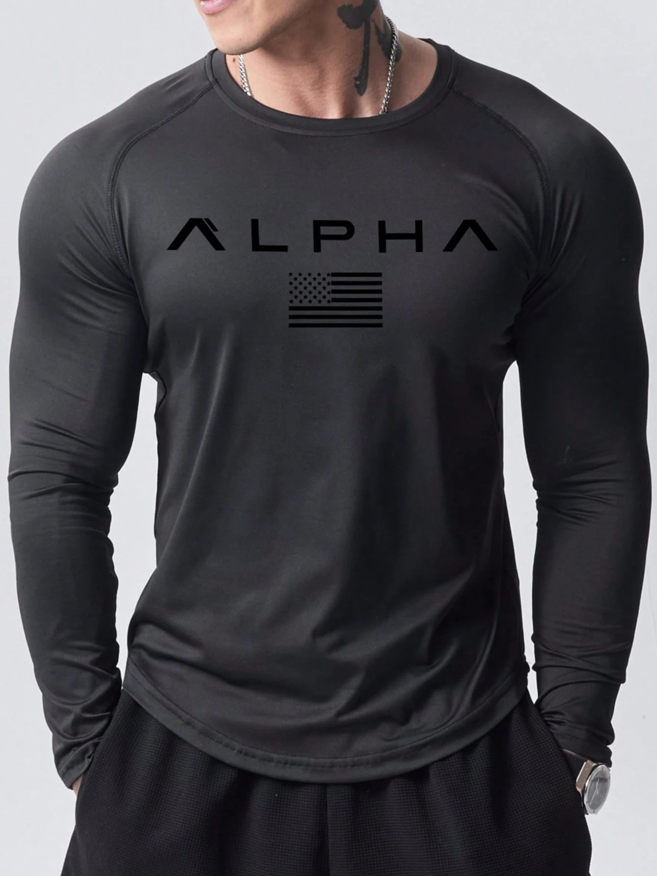 Street Fashion Men 2025 - Nueva camiseta de manga larga para