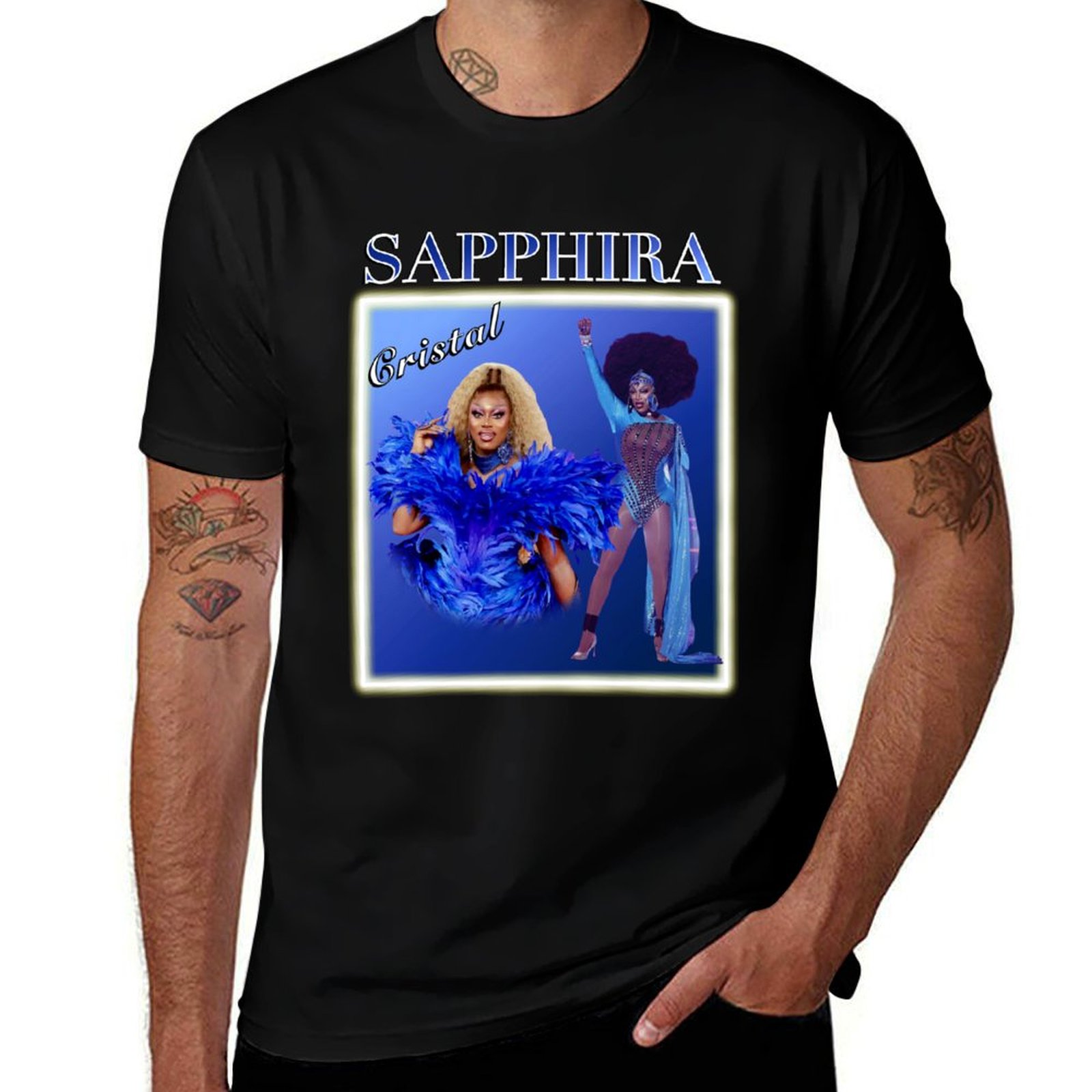 Queen Street Fashion - Camiseta Sapphira Cristal Drag Race Queen,