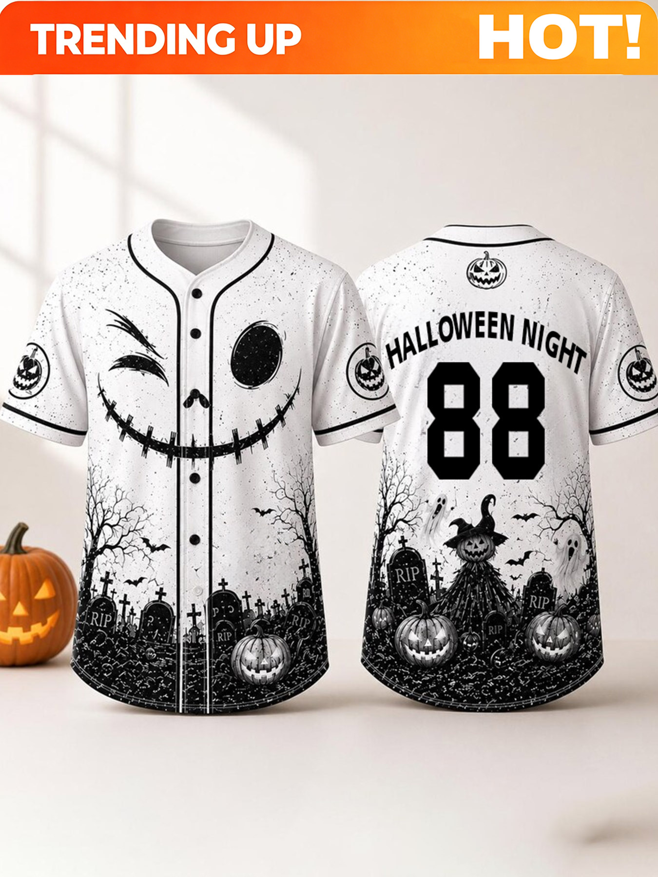 Fashion Street Night - Jersey de Béisbol Personalizable para Hombre,