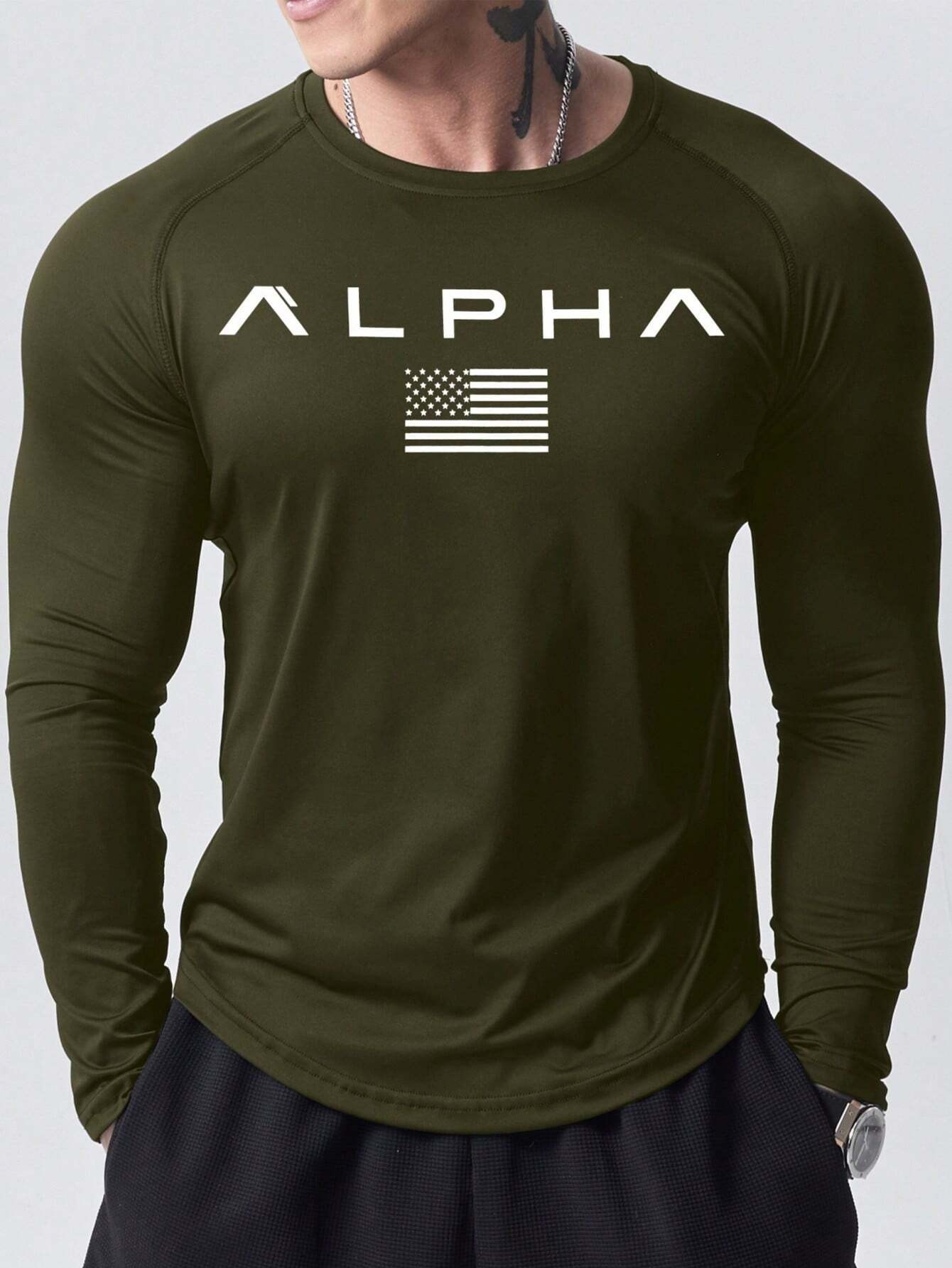 Nueva camiseta de manga larga  - Street Fashion Men 2025 reseña y precio