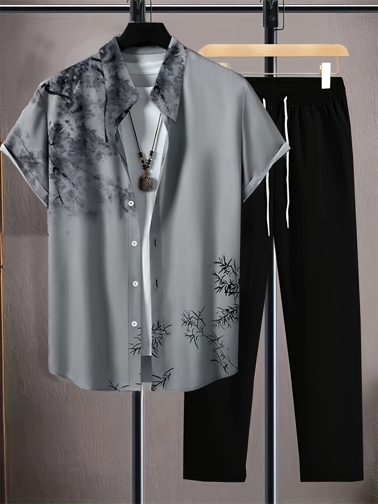 Conjunto de camisa de Otoño de - Street Fashion Men 2025 reseña y precio