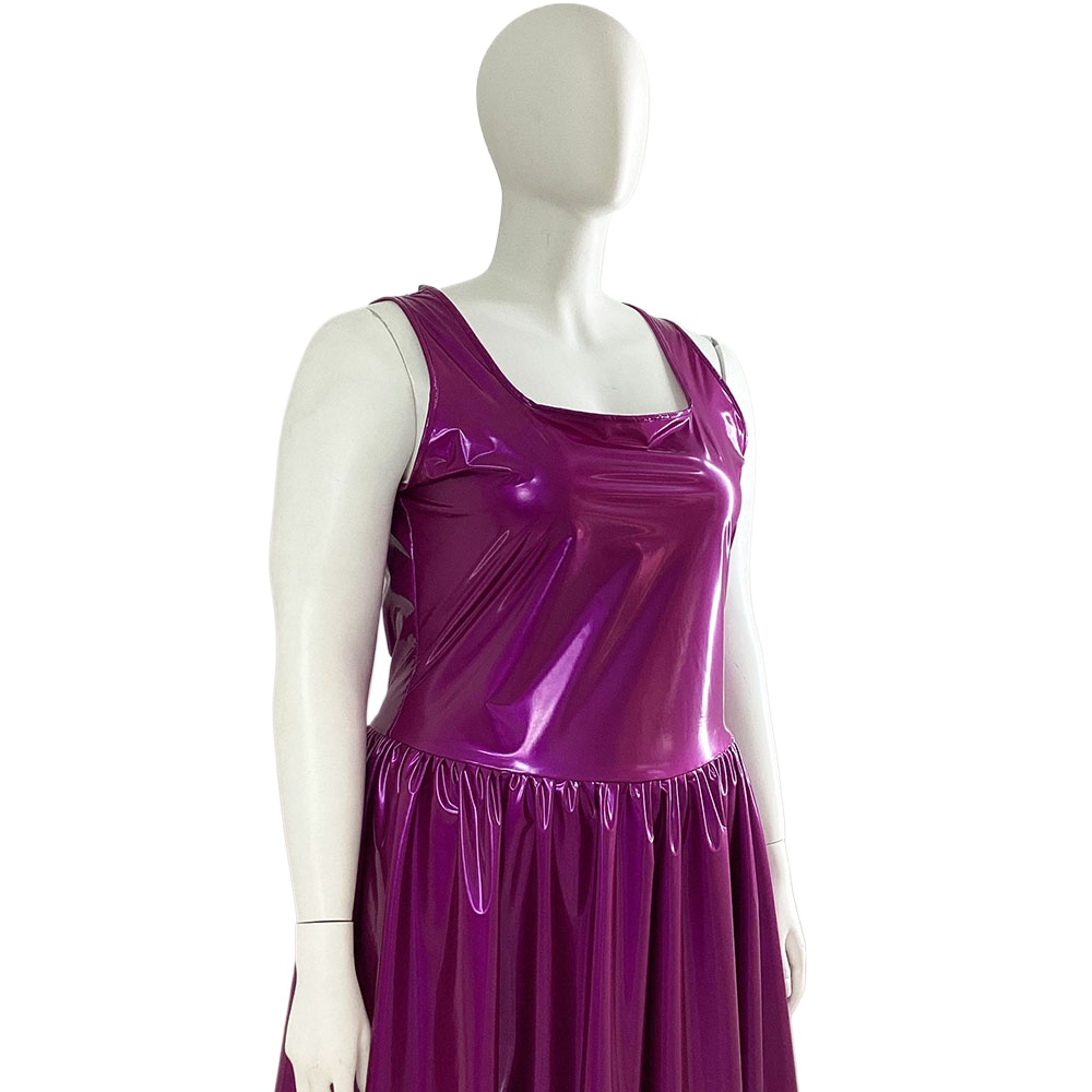 Vestido sin mangas de PVC para - Queen Street Fashion reseña y precio