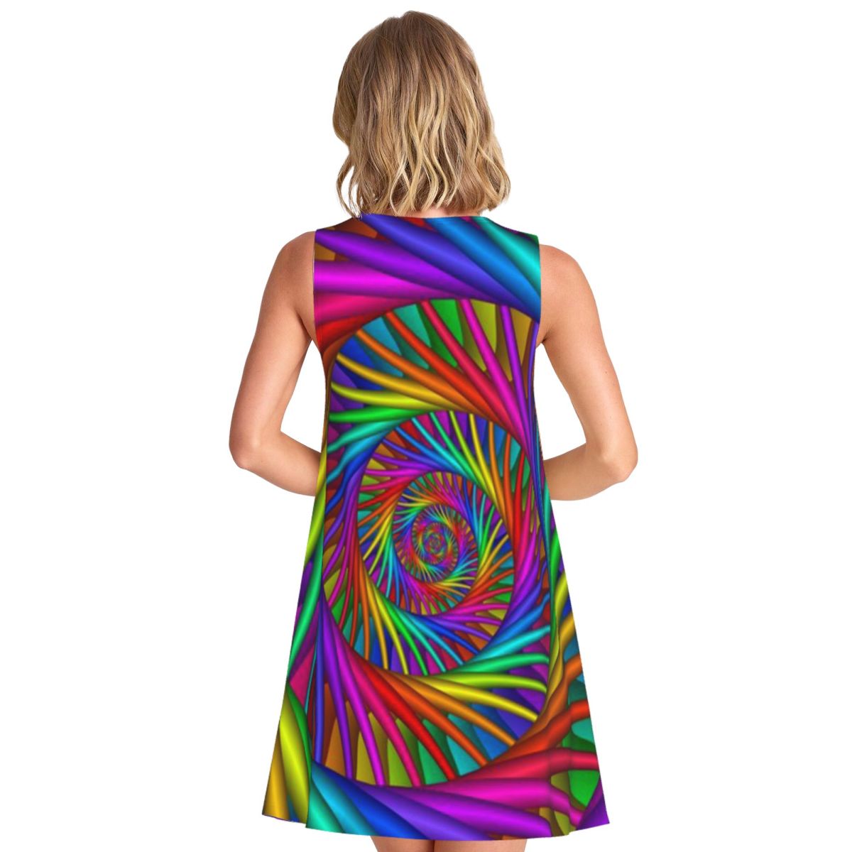 Vestido sin mangas para mujer  - Queen Street Fashion reseña y precio