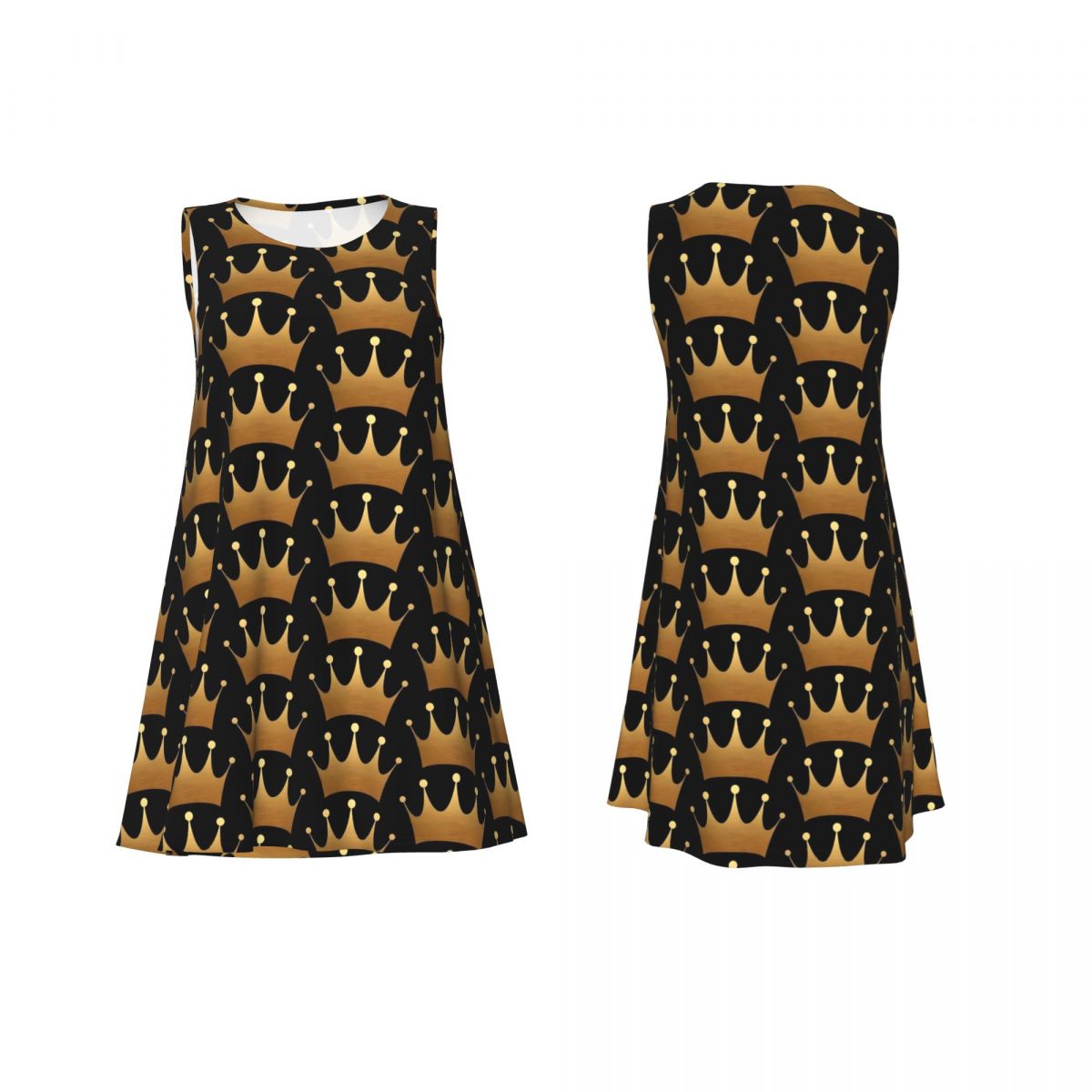 Vestido con Estampado de Reina - Queen Street Fashion reseña y precio