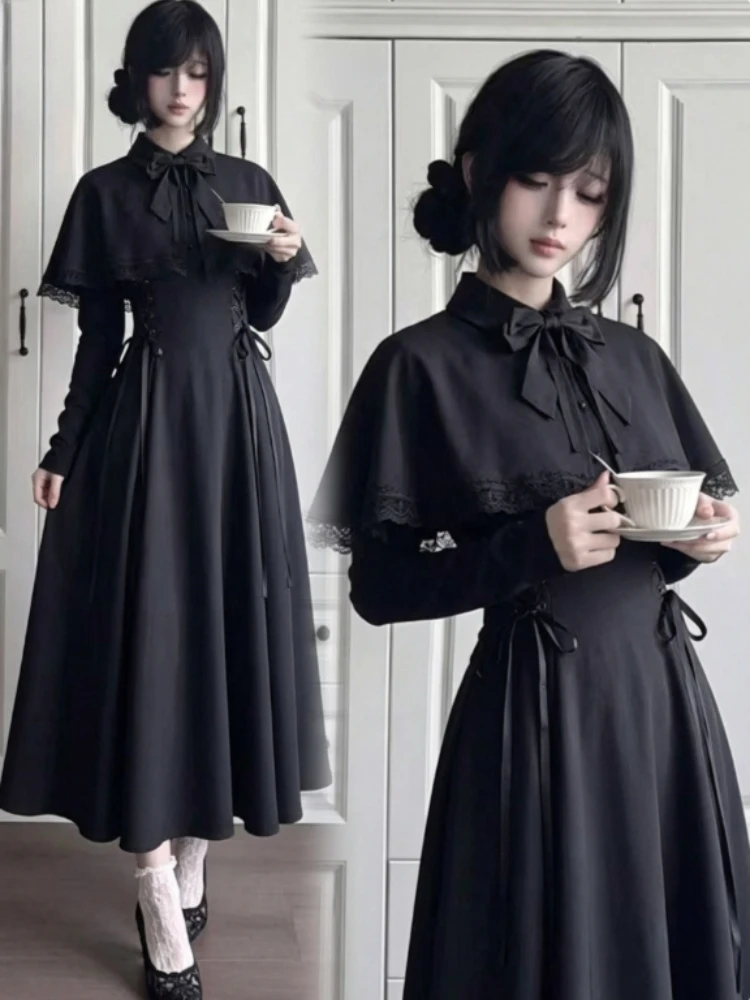Vestido midi gótico de encaje  - Fashion Street Night reseña y precio