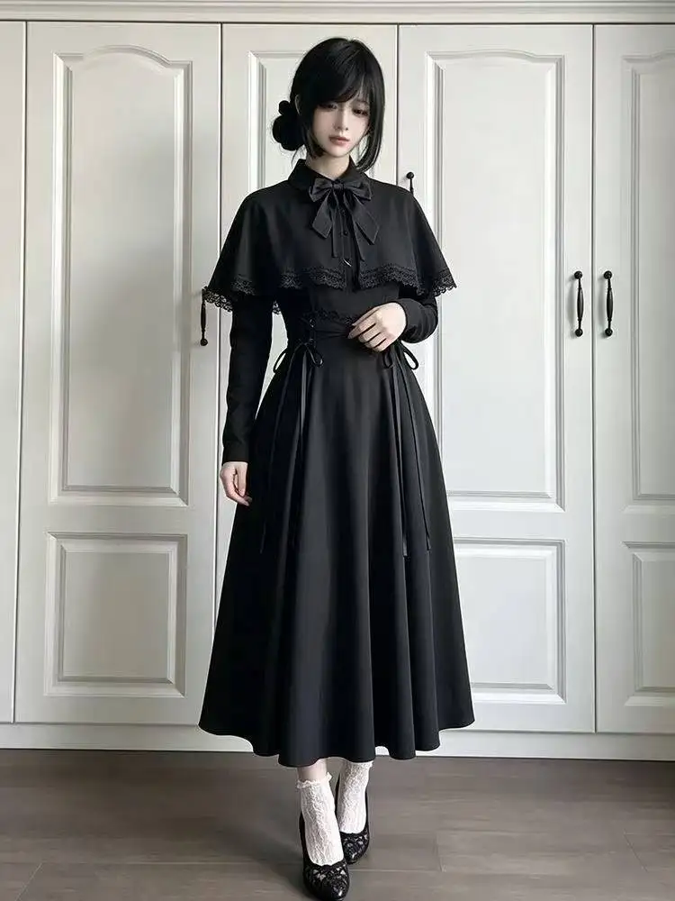 Vestido midi gótico de encaje  - Fashion Street Night reseña y precio