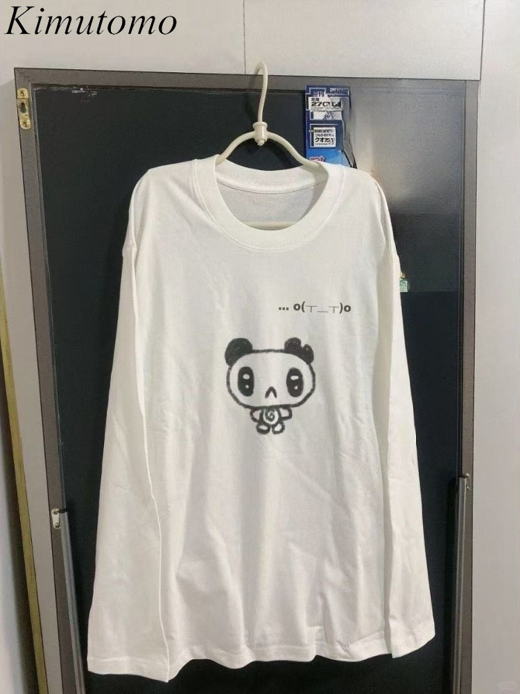 Kimutomo-camisetas con estampa - Street Fashion Y2K reseña y precio