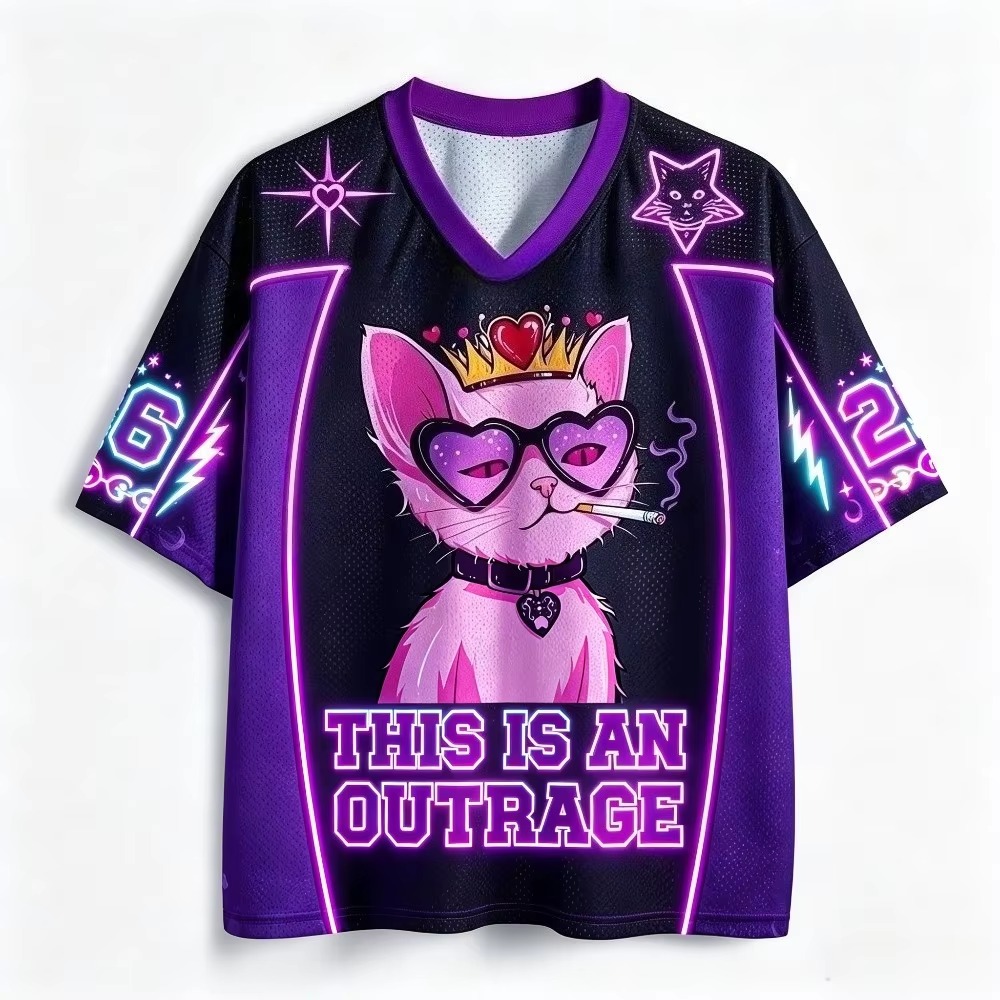 Camiseta con estampado de gato - Queen Street Fashion reseña y precio