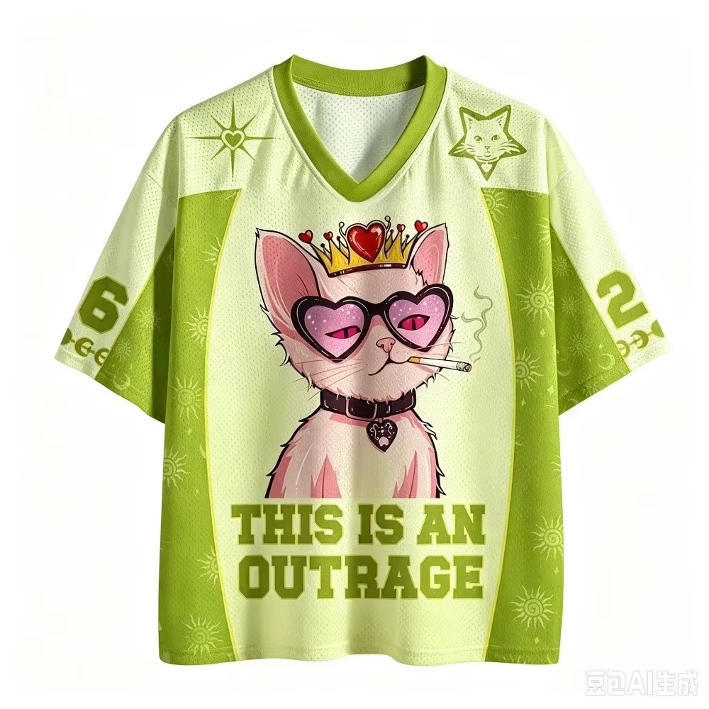 Camiseta con estampado de gato - Queen Street Fashion reseña y precio